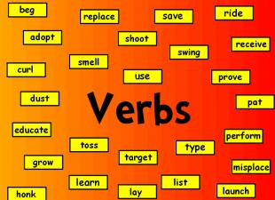 Правильные глаголы английского языка